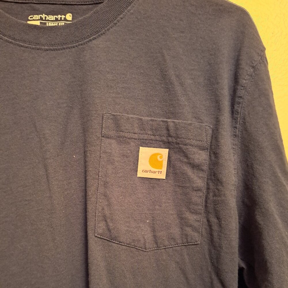 Carhartt Loose Fit Long-Sleeve Pocket T-Shirt - Picture 4 of 8